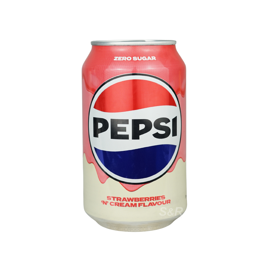 Pepsi Starwberries N' Cream Zero Sugar 330mL